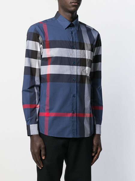 burberry big check shirt