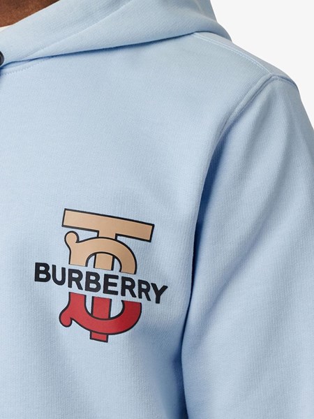 burberry light blue hoodie