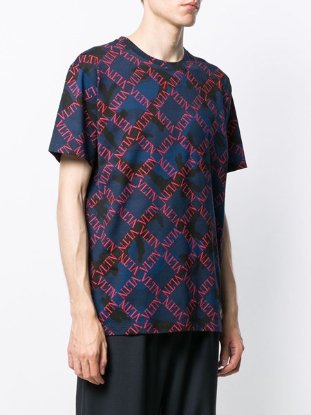 blue camo valentino t shirt