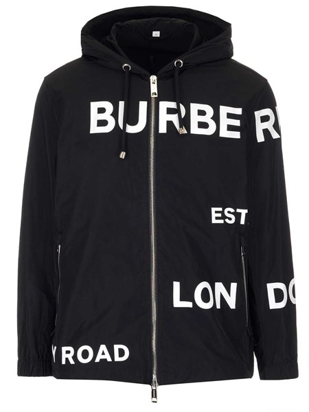 burberry black rain jacket
