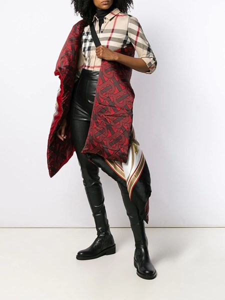 BURBERRY Oversized puffer cape