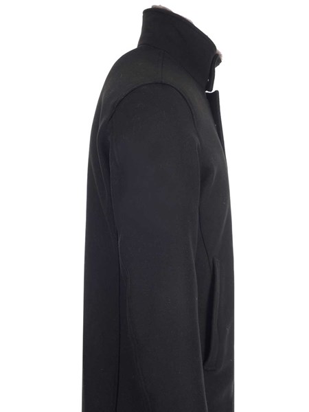 herno Wool coat with beaver collar available on alducadaosta.com ...
