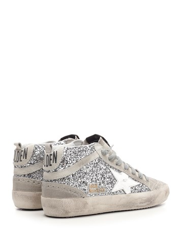 golden goose sneakers silver glitter