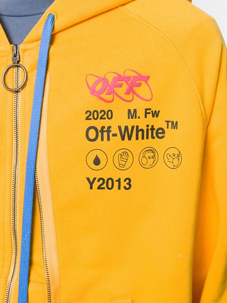 yellow off white sweatshirt