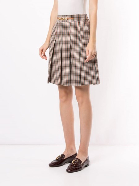 Tory Burch Pleated Plaid Mini Skirt Deals, 59% OFF 