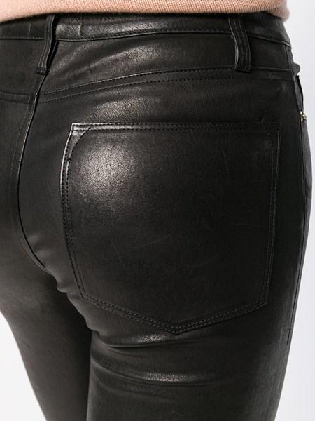 frame le high skinny leather pants