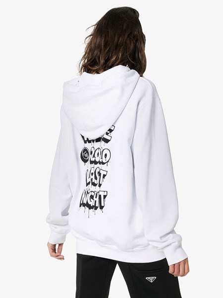 off white hoodie back print