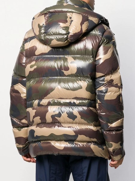 moncler camouflage padded jacket