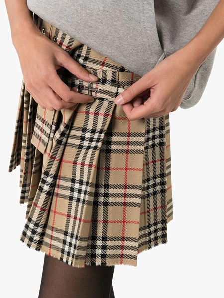 burberry carmen check mini kilt