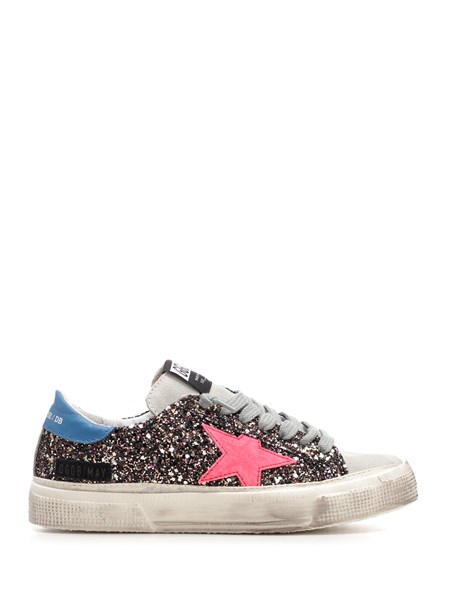golden goose may glitter sneakers
