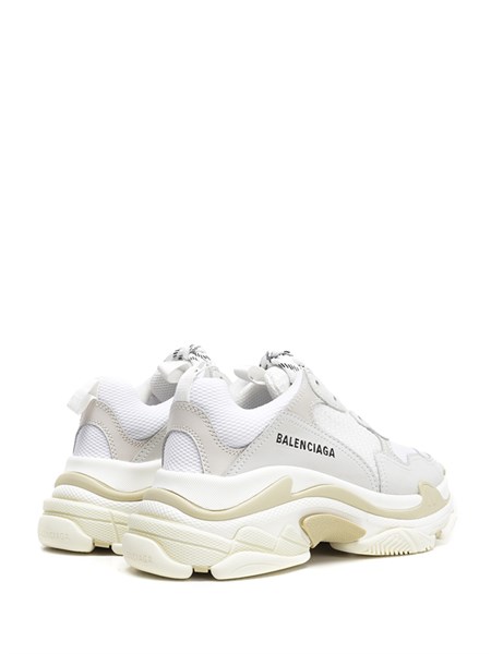 Balenciaga White Grey Triple S Sneakers The Webster