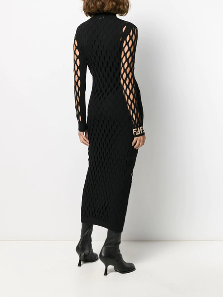 fendi mesh dress