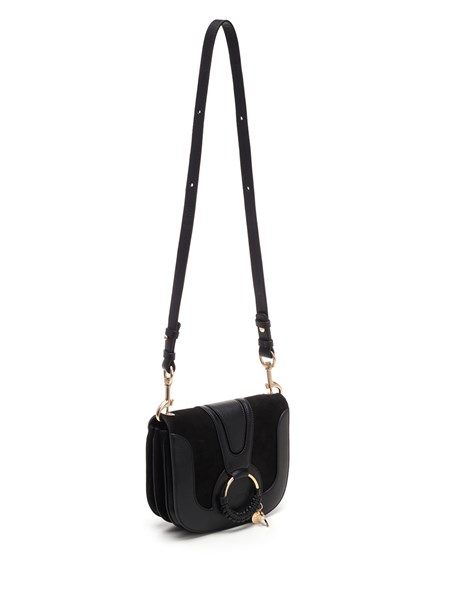 small black suede bag