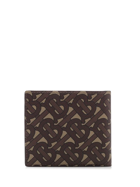 BURBERRY E-canvas bifold wallet