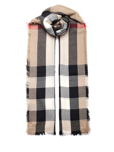 burberry big check scarf