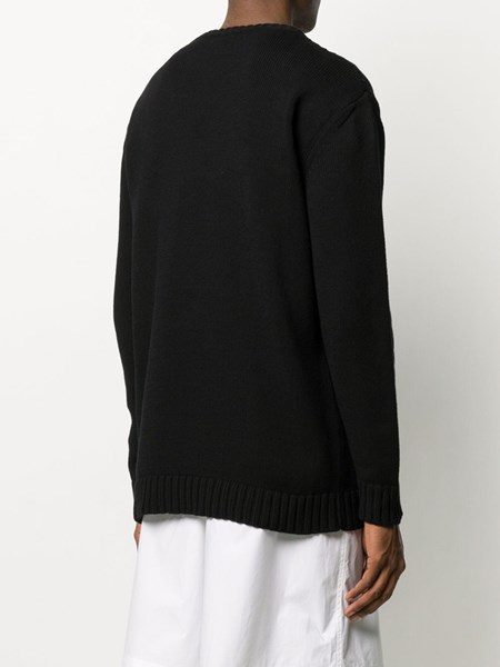 LOEWE Black sweater with embroidery "Loewe"