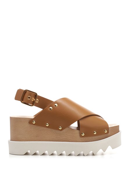 STELLA MCCARTNEY "Percy" crossed sandals with platform