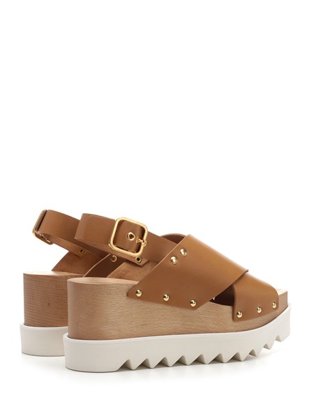 STELLA MCCARTNEY "Percy" crossed sandals with platform