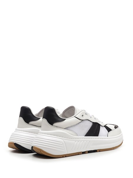 BOTTEGA VENETA White and black "Speedster" sneakers