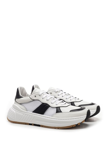 BOTTEGA VENETA White and black "Speedster" sneakers