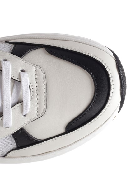 BOTTEGA VENETA White and black "Speedster" sneakers