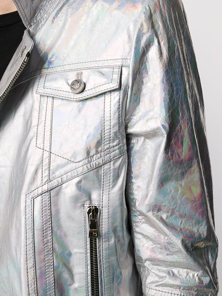 balmain silver jacket