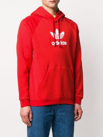 felpa rossa adidas