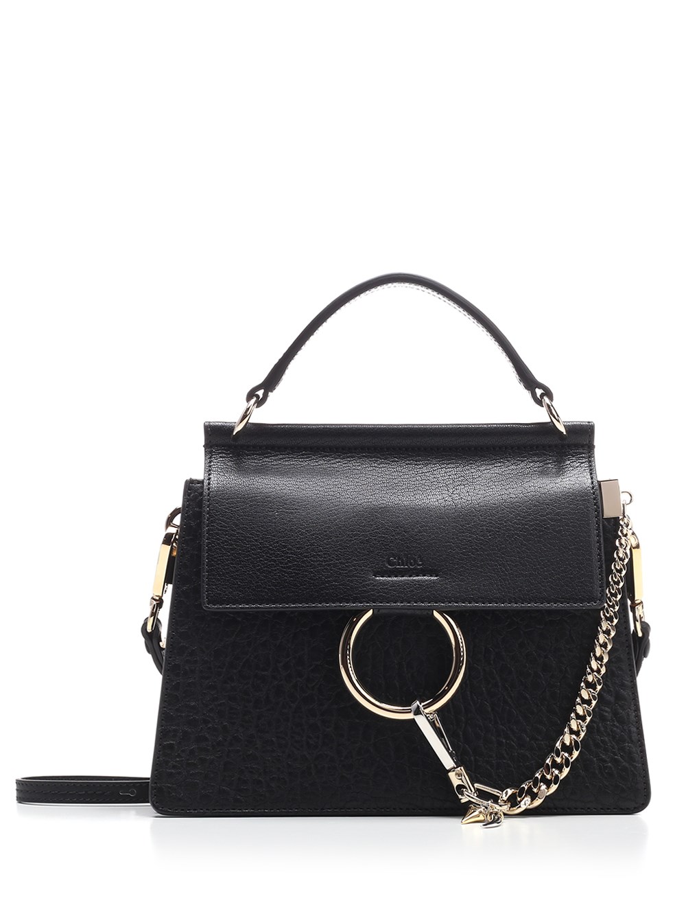 chloe black tote