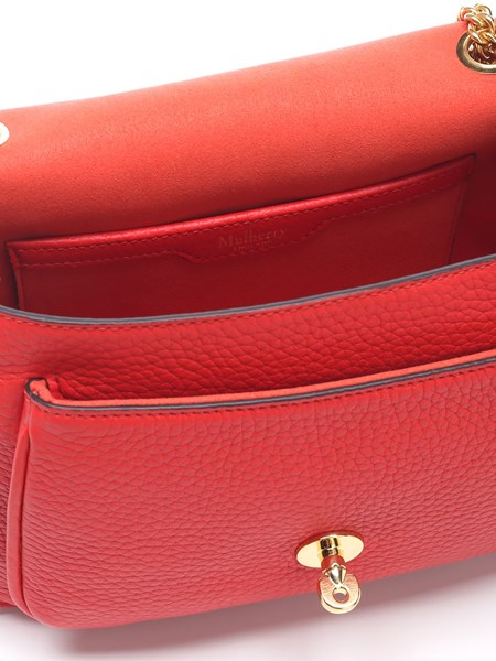 mulberry red handbag