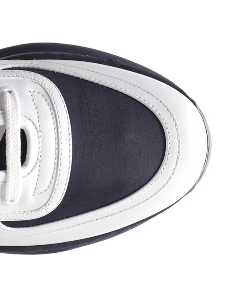 BURBERRY Leather and suede sneakers
