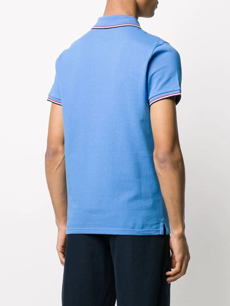 light blue moncler polo