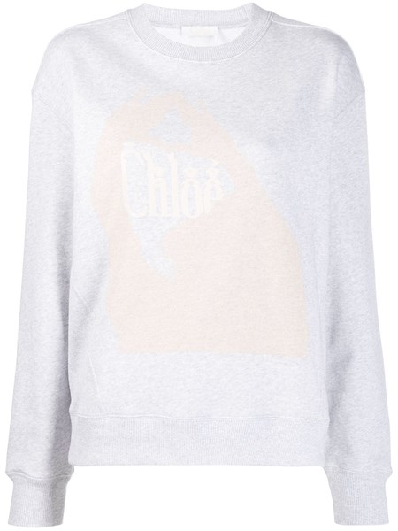 light grey sweatshirt