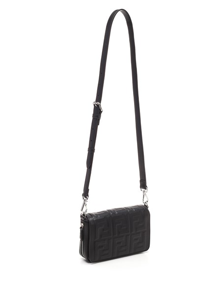 fendi black leather mini bag