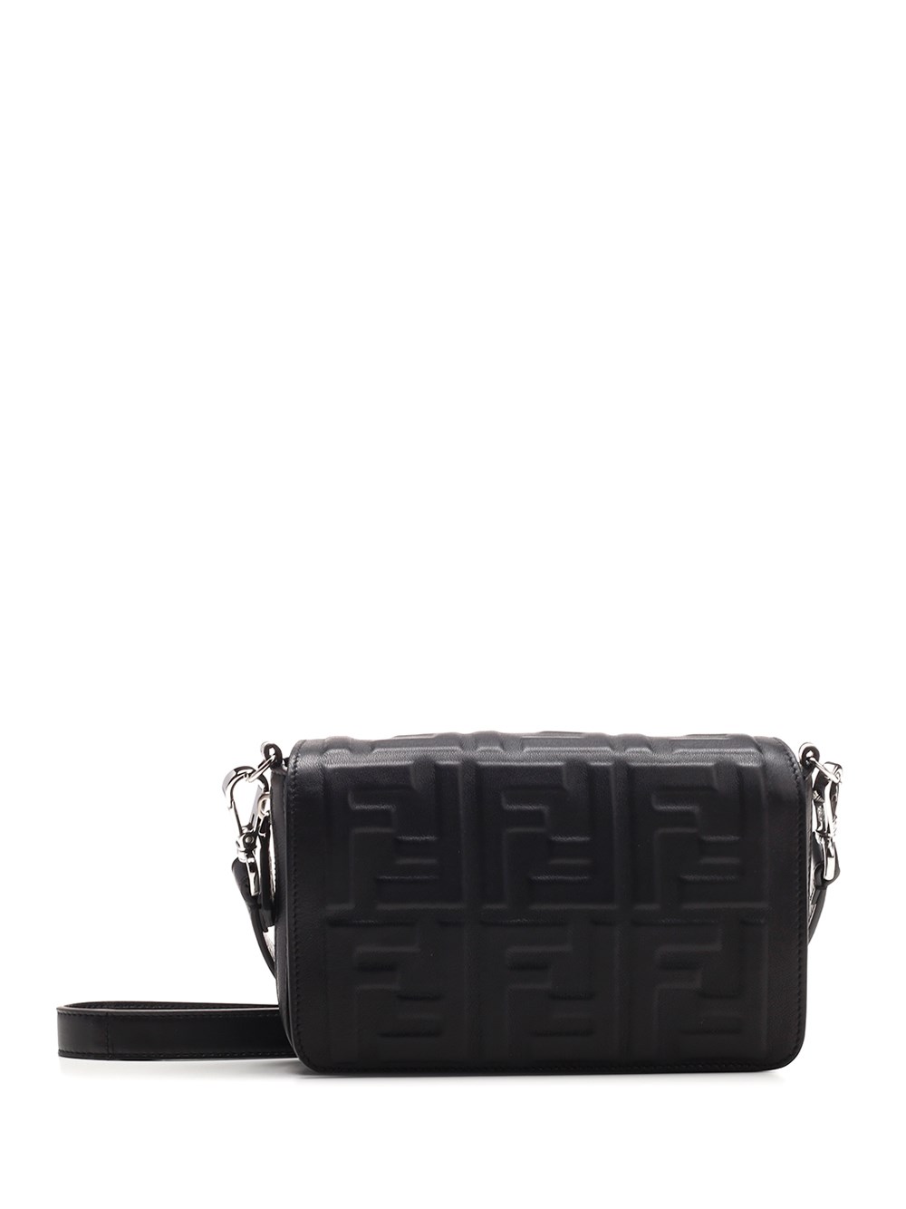 black leather mini bag