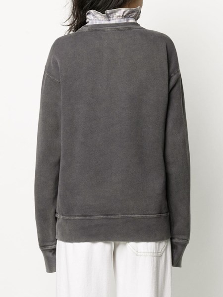 faded grey sweatshirt