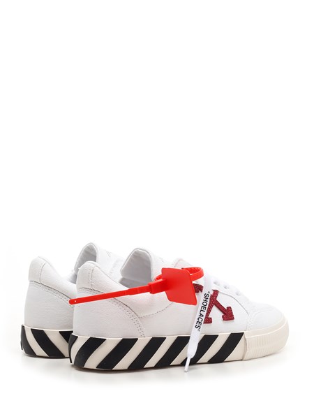off white sneakers red tag