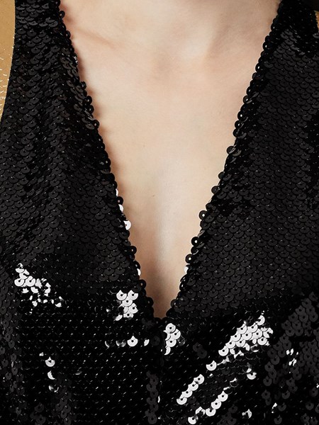BURBERRY Sequinned mini dress