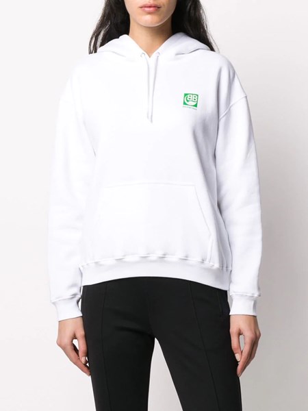 balenciaga white hoodie women's