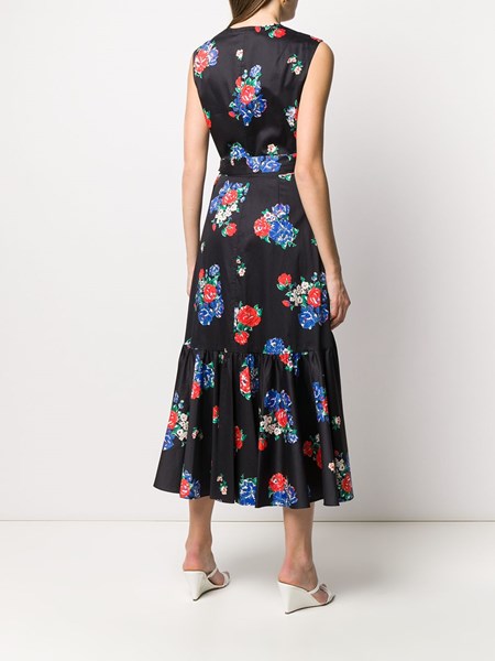 tory burch printed wrap dress