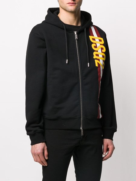 dsquared2 zip hoodie