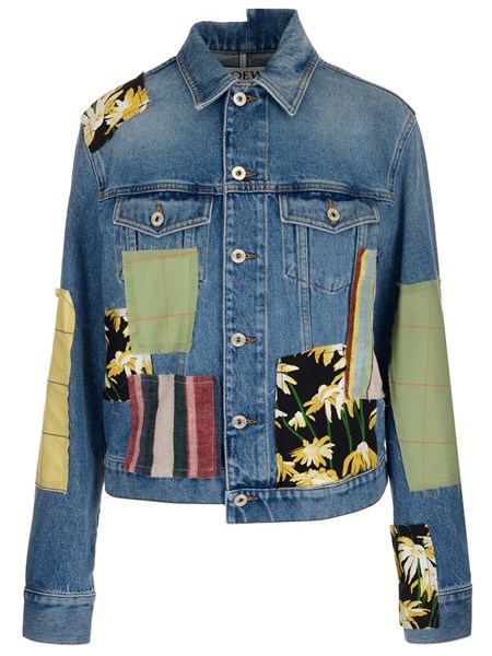 LOEWE Patchwork denim jacket