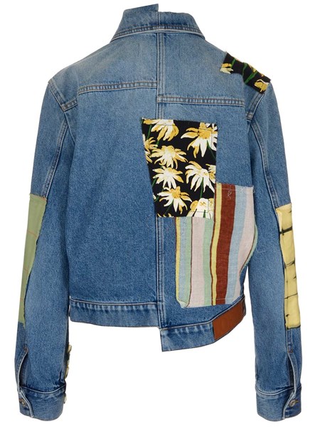 LOEWE Patchwork denim jacket