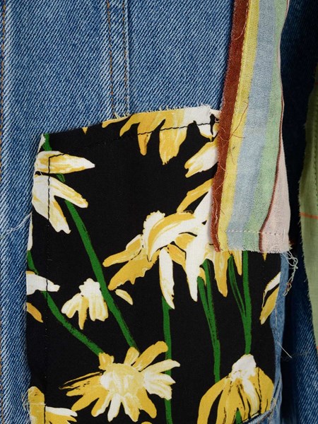 LOEWE Patchwork denim jacket