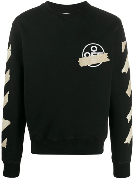 moncler tape crew neck sweatshirt