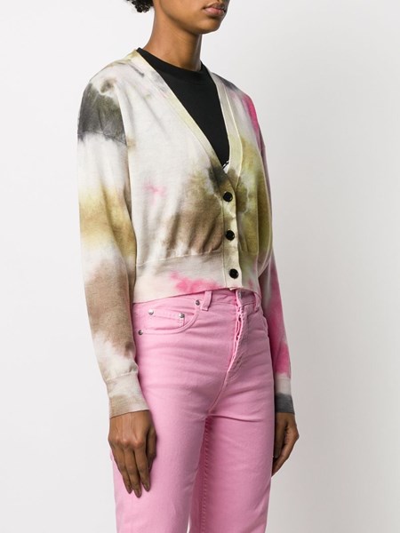 tie dye cropped cardigan