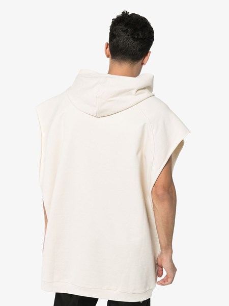 raf simons sleeveless hoodie