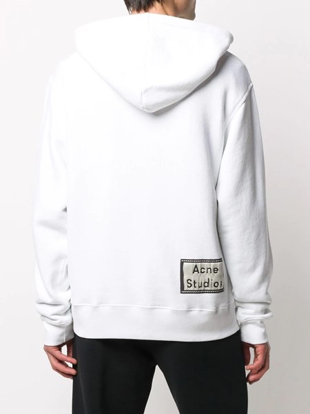 acne studios white hoodie