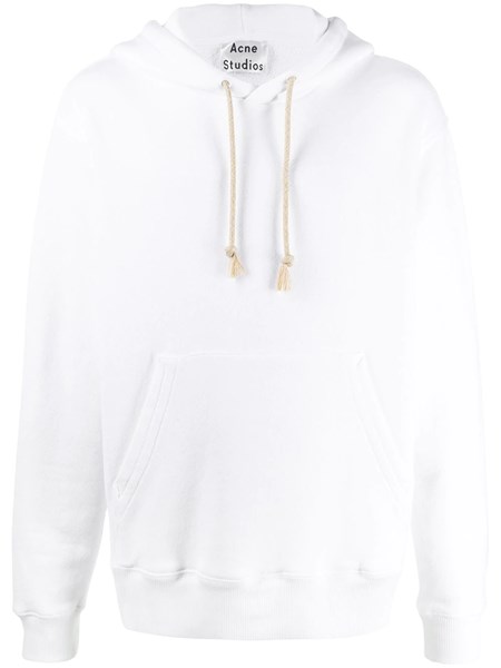 acne studios white hoodie