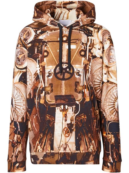 burberry print hoodie