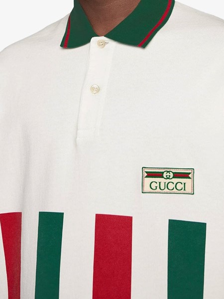 gucci stripe polo